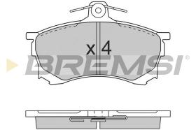 BREMSI BP2700 - JGO.PAST.FRENO MITSUBISHI CARISMA