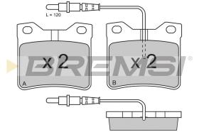 BREMSI BP2705 - JGO.PAST.FRENO MERCEDES V CLASS MERCEDES VITO M