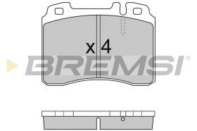 BREMSI BP2709 - JGO.PAST.FRENO MERCEDES SL 280 MERCEDES SL 320