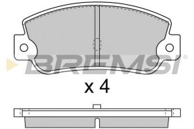 BREMSI BP2714 - JGO.PAST.FRENO FIAT ARGENTA LANCIA DEDRA LANCIA