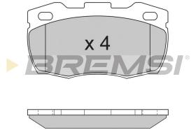 BREMSI BP2717 - JGO.PAST.FRENO LAND ROVER LAND ROVER DEFENDER