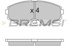 BREMSI BP2722 - JGO.PAST.FRENO INFINITY J30 INFINITY Q45 NISS