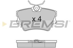 BREMSI BP2724 - JGO.PAST.FRENO VOLKSWAGEN TRANSPORTER T4