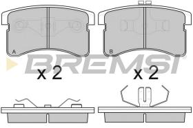 BREMSI BP2751 - JGO.PAST.FRENO DAIHATSU CUORE