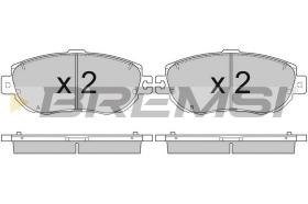 BREMSI BP2754 - JGO.PAST.FRENO LEXUS LS 400