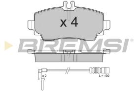 BREMSI BP2763 - JGO.PAST.FRENO MERCEDES A 170 MERCEDES A 190 ME