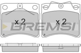 BREMSI BP2802 - JGO.PAST.FRENO VOLKSWAGEN TRANSPORTER T4