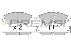 BREMSI BP2803 - JGO.PAST.FRENO CHEVROLET EVANDA CHEVROLET LACET