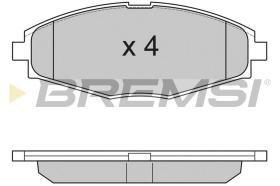 BREMSI BP2804 - JGO.PAST.FRENO DAEWOO LANOS DAEWOO MATIZ DAEWOO