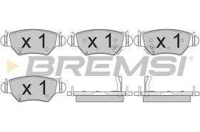 BREMSI BP2812 - JGO.PAST.FRENO OPEL ZAFIRA OPEL ASTRA OPEL ZAFI