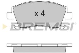 BREMSI BP2819 - JGO.PAST.FRENO SUBARU FORESTER SUBARU IMPREZA