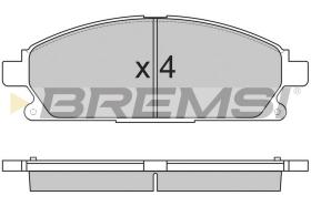 BREMSI BP2857 - JGO.PAST.FRENO INFINITY Q45 INFINITY QX4 NISSAN