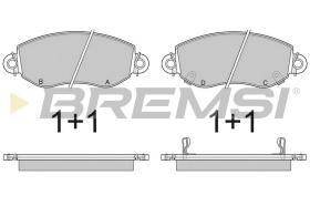 BREMSI BP2887 - JGO.PAST.FRENO FORD TRANSIT 2000 -