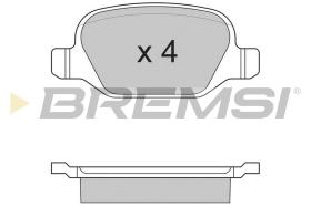 BREMSI BP2890 - JGO.PAST.FRENO ALFA ROMEO ALFA 147 ALFA ROMEO A