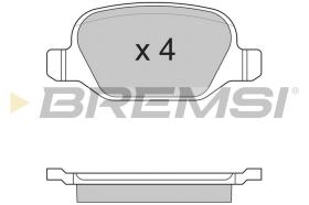 BREMSI BP2891 - JGO.PAST.FRENO FIAT PUNTO (III) FIAT PUNTO (II)