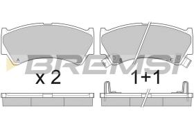 BREMSI BP2913 - JGO.PAST.FRENO SUZUKI BALENO SUZUKI BALENO GT