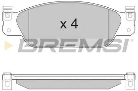 BREMSI BP2933 - JGO.PAST.FRENO JAGUAR S TYPE