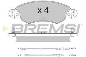 BREMSI BP2940 - JGO.PAST.FRENO CITROEN C5