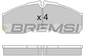 BREMSI BP2952 - JGO.PAST.FRENO IVECO DAILY