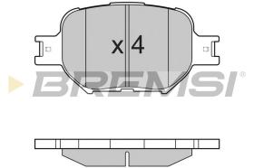 BREMSI BP2963 - JGO.PAST.FRENO TOYOTA COROLLA VERSO TOYOTA CELI