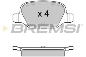 BREMSI BP2974 - JGO.PAST.FRENO ALFA 147