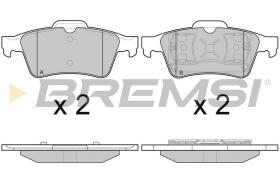 BREMSI BP2980 - JGO.PAST.FRENO NISSAN PRIMERA OPEL SIGNUM OPEL