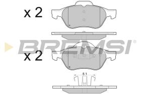 BREMSI BP2981 - JGO.PAST.FRENO RENAULT LAGUNA II