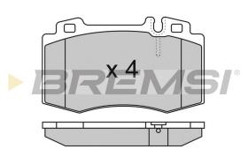 TRW BP2986 - JGO.PAST.FRENO MERCEDES CL 500 MERCEDES ML 230