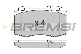 BREMSI BP2986 - JGO.PAST.FRENO MERCEDES CL 500 MERCEDES ML 230