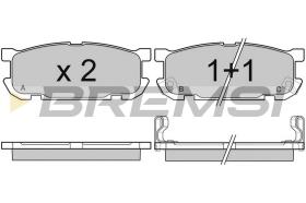 BREMSI BP2992 - JGO.PAST.FRENO MAZDA MX 5