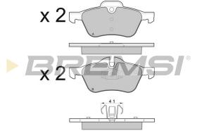 BREMSI BP2995 - JGO.PAST.FRENO MINI MINI