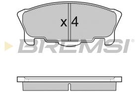 BREMSI BP3065 - JGO.PAST.FRENO DAHIATSU MOVE