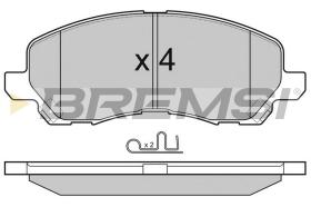 BREMSI BP3080 - JGO.PAST.FRENO MITSUBISHI GALANT MITSUBISHI LAN