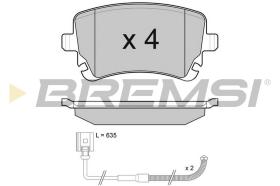 BREMSI BP3087 - JGO.PAST.FRENO VOLKSWAGEN PHAETON