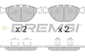 BREMSI BP3095 - JGO.PAST.FRENO BMW 5 BMW 6 BMW 7