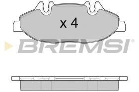 BREMSI BP3100 - JGO.PAST.FRENO MERCEDES VIANO MERCEDES VITO MER