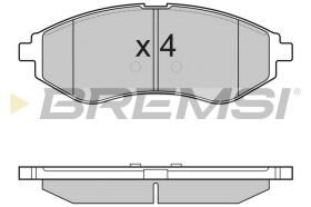 BREMSI BP3111 - JGO.PAST.FRENO DAEWOO KALOS FORD FOCUS (I)