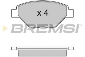 BREMSI BP3113 - JGO.PAST.FRENO RENAULT MEGANE II