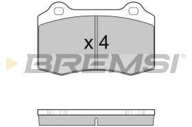 BREMSI BP3155 - JGO.PAST.FRENO JAGUAR S TYPE JAGUAR XJ SEAT COR