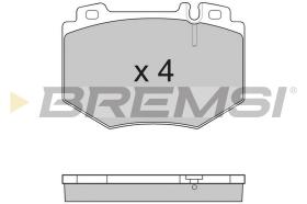 BREMSI BP3166 - JGO.PAST.FRENO MERCEDES S 55 MERCEDES S 320 MER