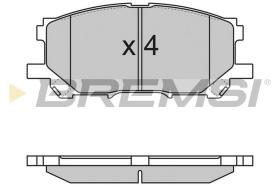 TRW BP3168 - JGO.PAST.FRENO LEXUS RX 300