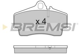 BREMSI BP3176 - JGO.PAST.FRENO PORSCHE BOXSTER (986) PORSCHE 91