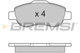 TRW BP3178 - JGO.PAST.FRENO FIAT PANDA (II) FIAT PUNTO (III)