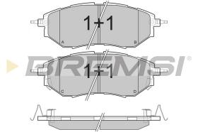 BREMSI BP3211 - JGO.PAST.FRENO SUBARU LEGACY SUBARU OUTBACK SUB