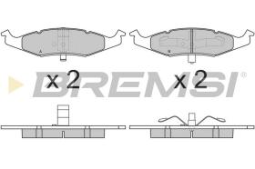 BREMSI BP3215 - JGO.PAST.FRENO CHRYSLER NEON