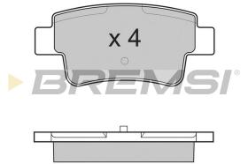 BREMSI BP3228 - JGO.PAST.FRENO FIAT GRANDE PUNTO