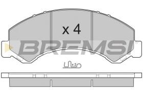 BREMSI BP3236 - JGO.PAST.FRENO ISUZU