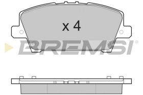 BREMSI BP3245 - JGO.PAST.FRENO HONDA CIVIC VII