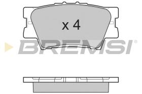 BREMSI BP3252 - JGO.PAST.FRENO TOYOTA RAV 4 III