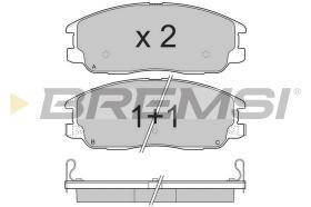 BREMSI BP3268 - JGO.PAST.FRENO KIA SORENTO